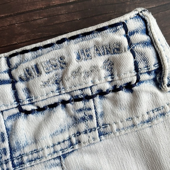 GUESS | Y2K acid wash bleached denim mini skirt - Picture 9 of 10